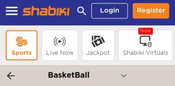 Shabiki App Homepage