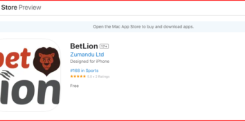 BetLion iOS app display on App Store