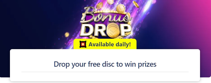 Drop free disc promo