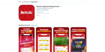 Página da aplicação Betclic na App Store