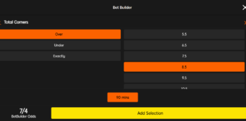 Making your own bet with 888sport Bet Builder