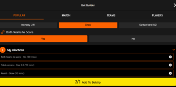 You will see the odds when adding Bet Builder bet to your bet slip