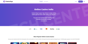 Casino Days main page