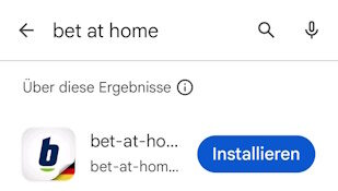 Bet-at-Home App installieren