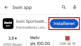 Bwin App installieren