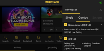 How to Bet at Bethard - combo bet