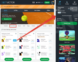 Bet slip with an added betting market