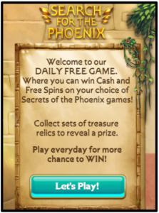 Search for the Phoenix and if you find matching symbols you can win bonus bets