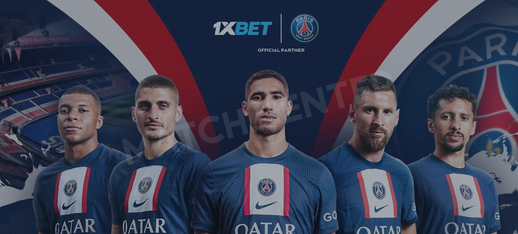 1xBet é uma parceiro oficial de Paris Saint-Germain.