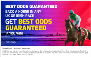 “Best odds guaranteed” bonus