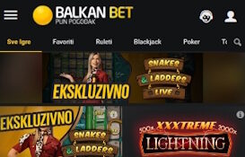 Igre uživo u kazinu Balkan Bet