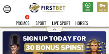 Firstbet mobile site