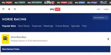 Sky Bet Race card and bets