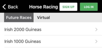 Quinnbet List of horse racing competitions