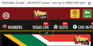 Vegas Bets mobile site