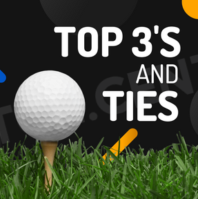 Golf — Top Three's & Ties