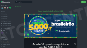 Super Sequência Brasileirão no site Sportsbet.