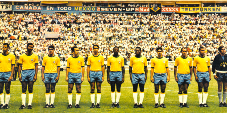 Seleção Brasileira de 1970. Fonte: CBF 