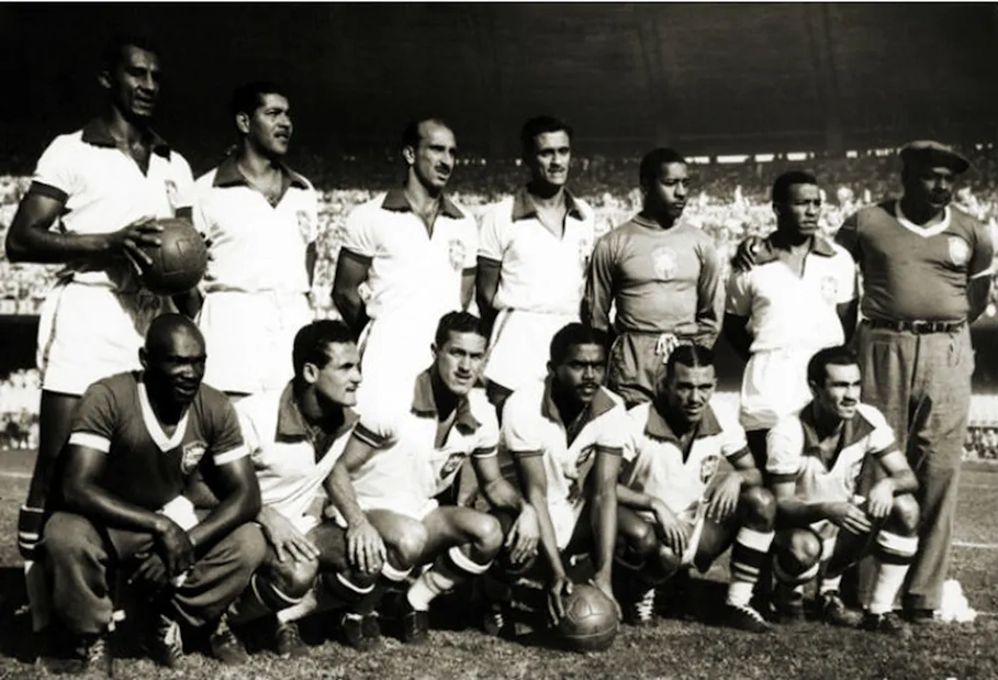 The Brazil national team at the 1950 FIFA World Cup — Image by: Portal Brasil/Arquivo