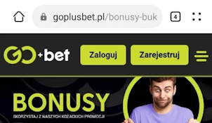 Aktualne promocje Go+Bet, bukmacher oferuje zakład bez ryzyka