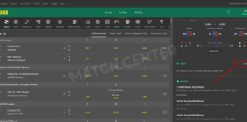 Infographics icon of the Cash Out feature on the In-Play page
