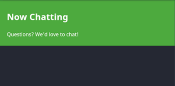 FanTeam, live chat window