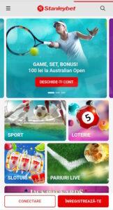 Stanleybet main page