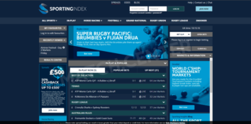 Sporting Index Spread Odds Betting Section