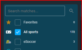 Sportpesa list of Esports