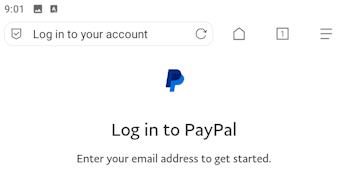 PayPal system authorization windowl