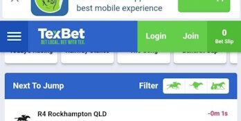 Texbet mobile betting site homepage