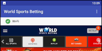Authorisation in the World Sports Betting app