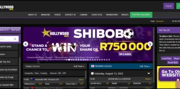 Hollywoodbets home page