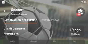 Tonybet app, mercados para el partido de la Primera División