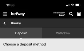 Payment systems. Betway