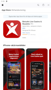 Betsafe App i AppStore