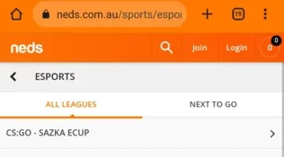 Neds Esports betting Australia