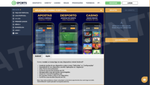 Arquivo apk. Casino Portugal app